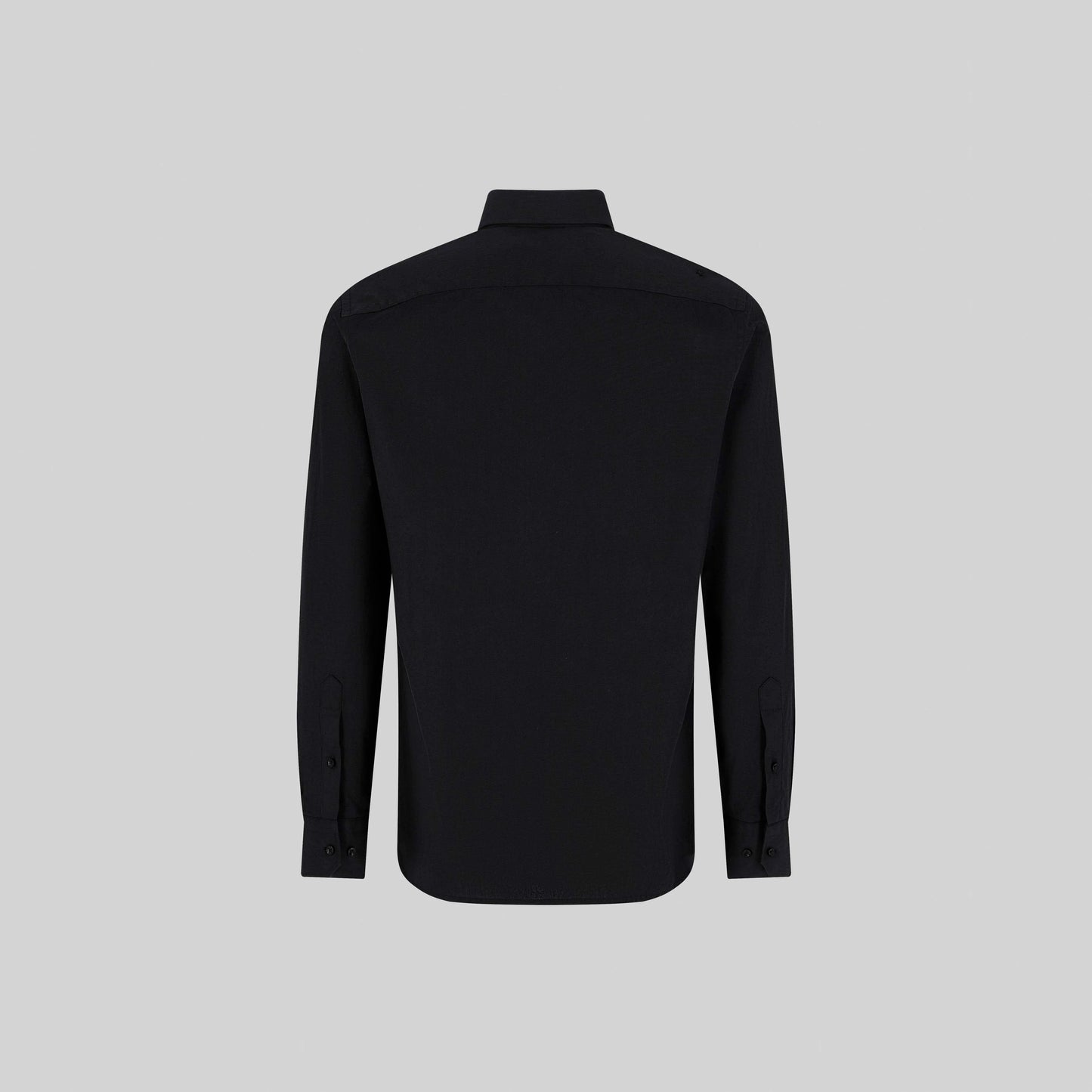 ROLLS SHIRT MEN LONG SLEEVE BLACK